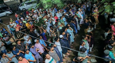 জবি ক্যাম্পাসে ছাত্রদল নেতা হাসিবুরের প্রথম জানাজা সম্পন্ন